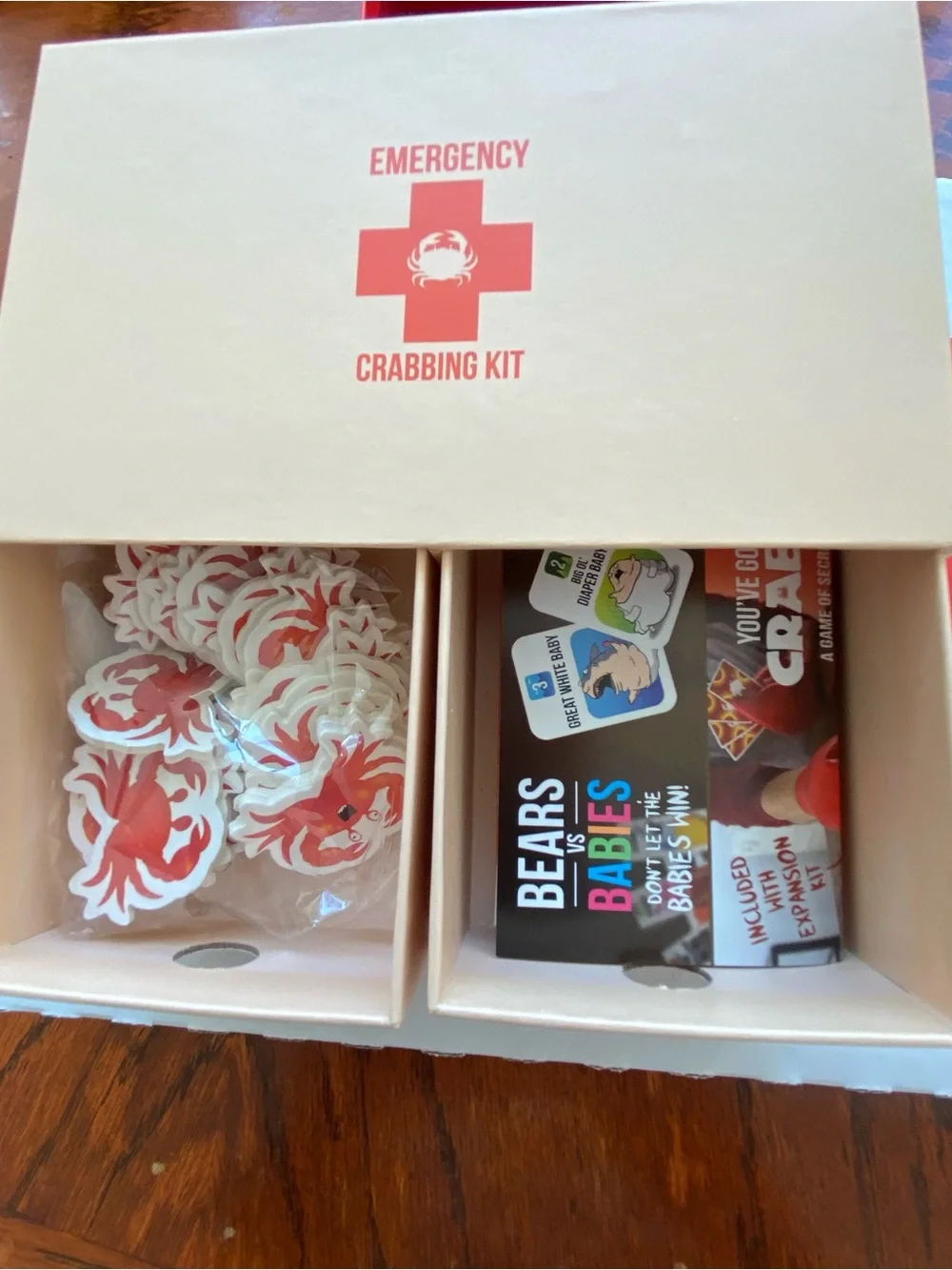 You’ve Got Crabs Party Game - Red